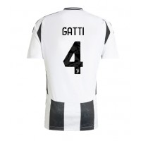 Dres Juventus Federico Gatti #4 Domáci 2024-25 Krátky Rukáv